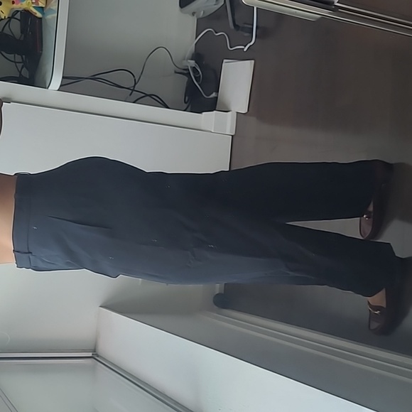 Marlowe Navy 100% Wool Trousers - Picture 2 of 7